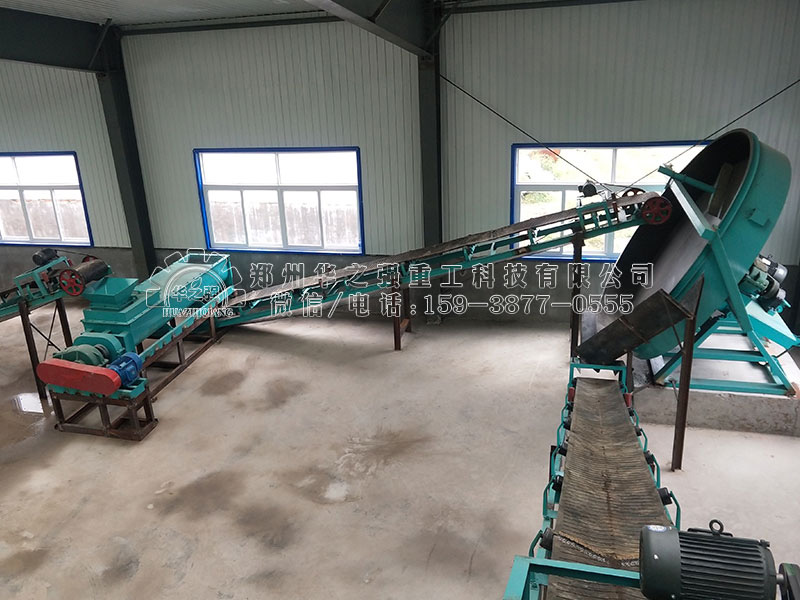 萬(wàn)噸商品有機(jī)肥生產(chǎn)線工藝